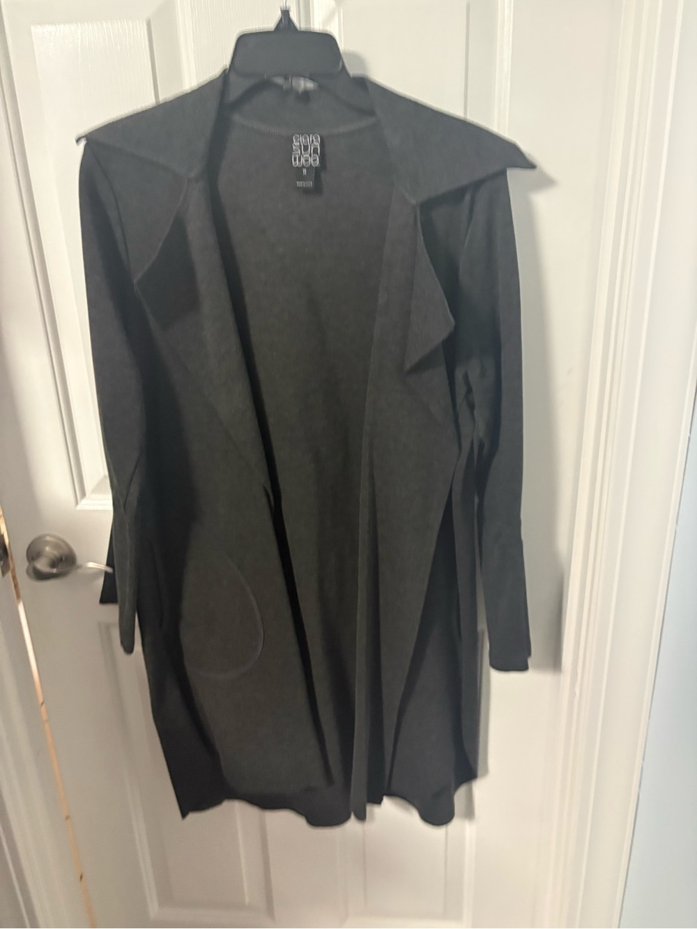 Clara Sun Woo Dark Gray Crewneck Top